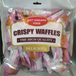 Bánh Crispy Waffles dâu