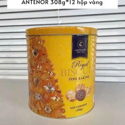 Bánh quy hoàng gia hộp trụ tròn