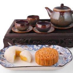 Combo bánh trung thu và bình trà
