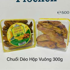 Chuối sấy dẻo hộp vuông 300g
