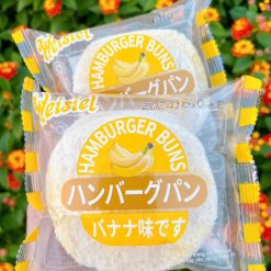 Bánh Humberger sốt chuối chà bông