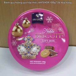 Bánh quy hoàng gia hộp bạc