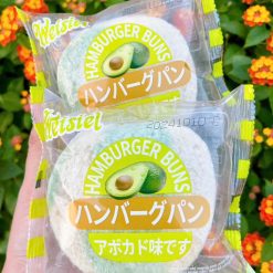 Bánh mì hamburger sốt bơ chà bông
