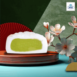 Bánh dẻo nhân hương vị trà xanh